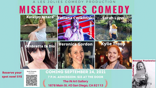 Misery loves comedy event